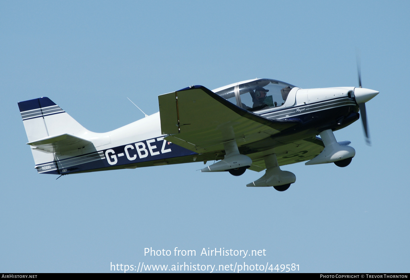 Aircraft Photo of G-CBEZ | Robin DR-400-180 Regent | AirHistory.net #449581