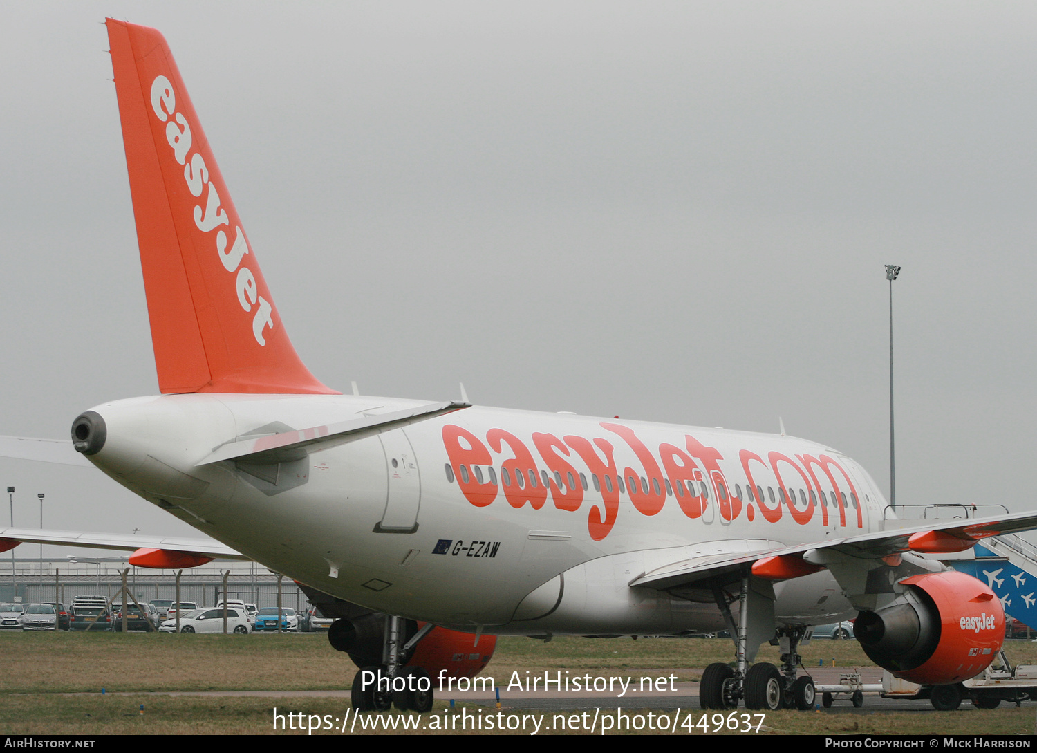 Aircraft Photo of G-EZAW | Airbus A319-111 | EasyJet | AirHistory.net #449637