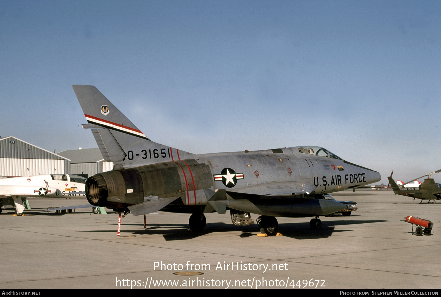 Aircraft Photo of 53-1651 / 0-31651 | North American F-100A Super Sabre | USA - Air Force | AirHistory.net #449672