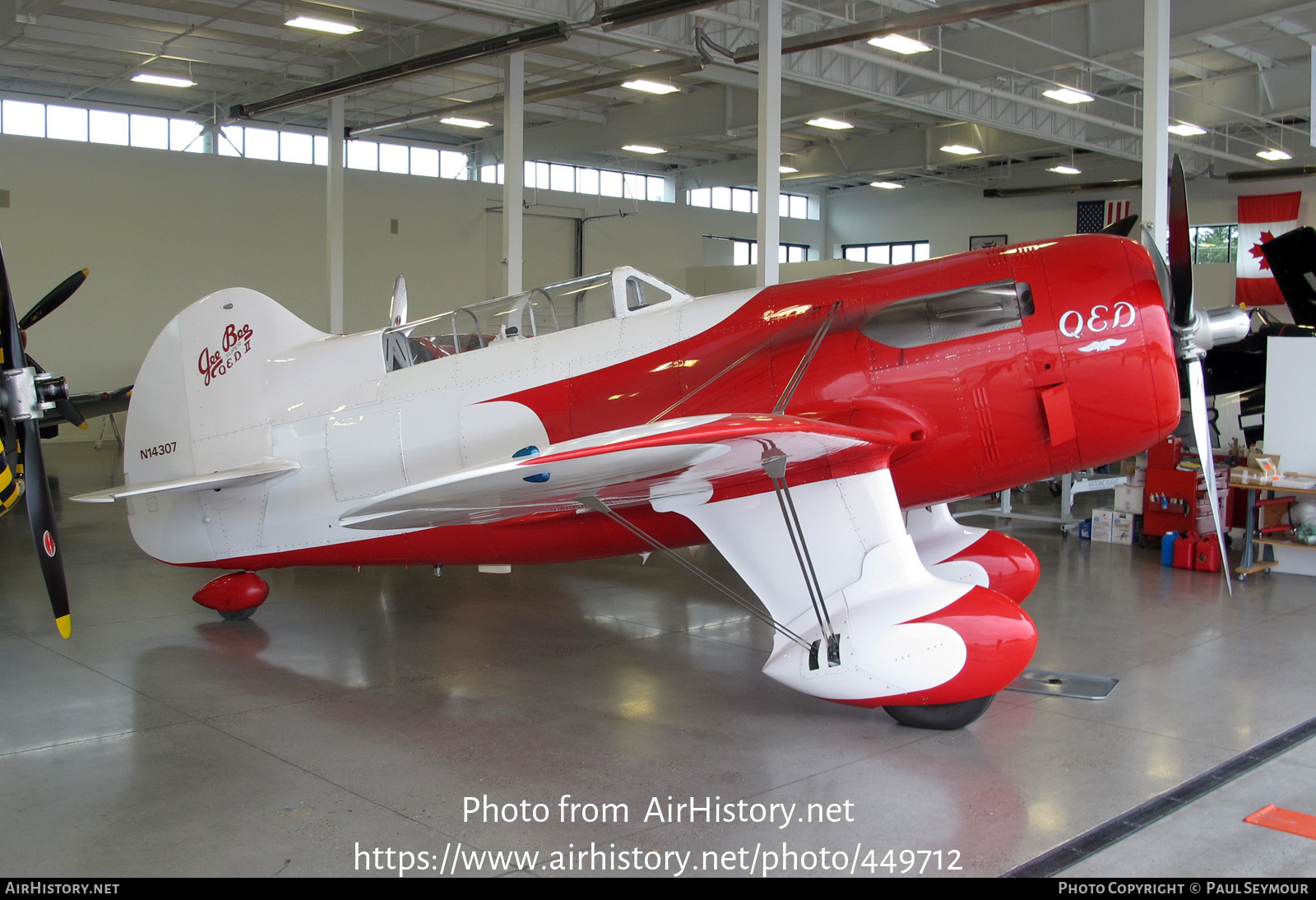 Aircraft Photo of N14307 | Granville Gee Bee Q.E.D. II (Jim Moss Replica) | AirHistory.net #449712