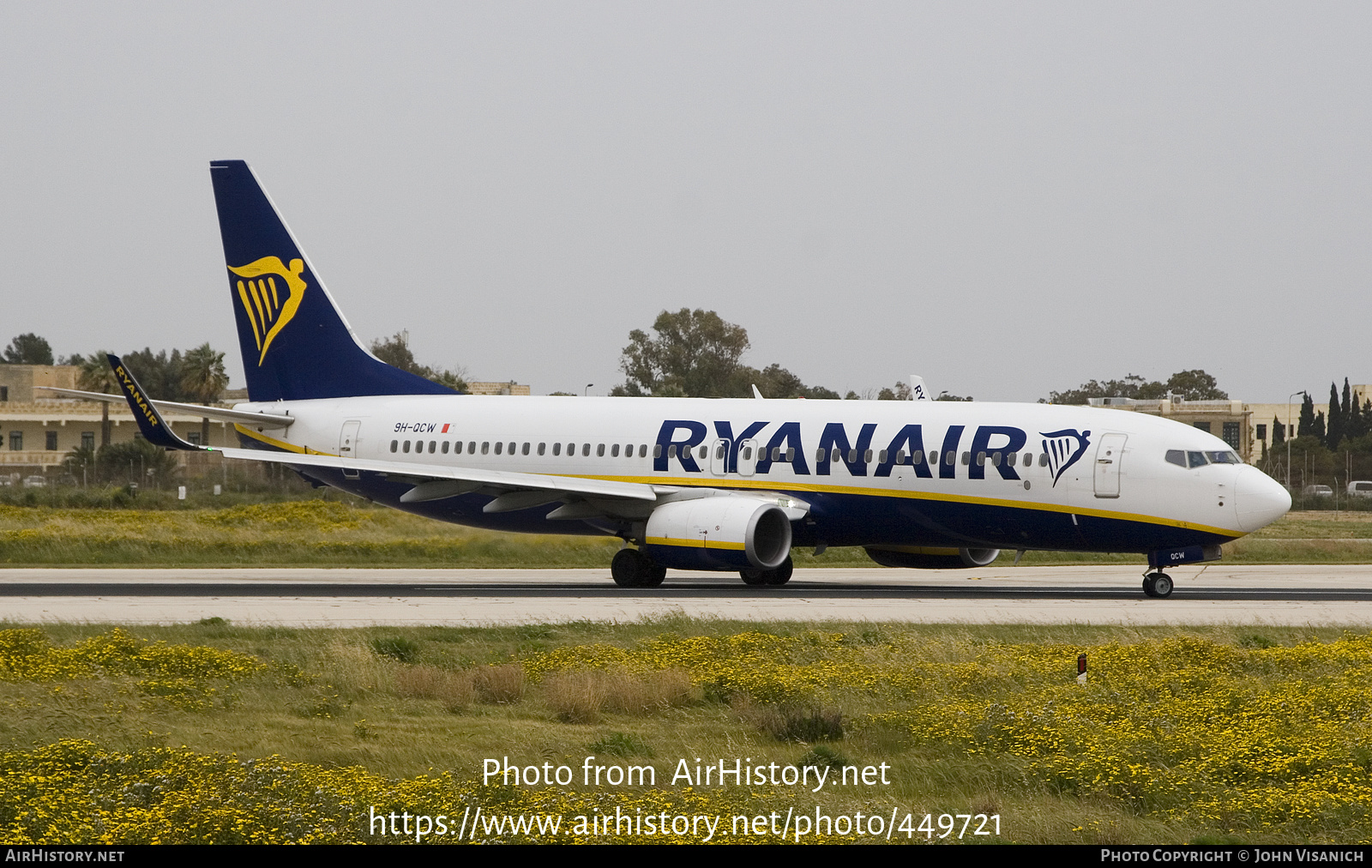 Aircraft Photo of 9H-QCW | Boeing 737-8AS | Ryanair | AirHistory.net #449721