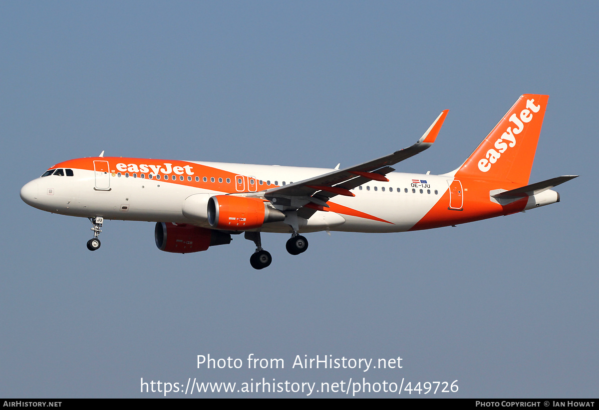 Aircraft Photo of OE-IJU | Airbus A320-214 | EasyJet | AirHistory.net #449726