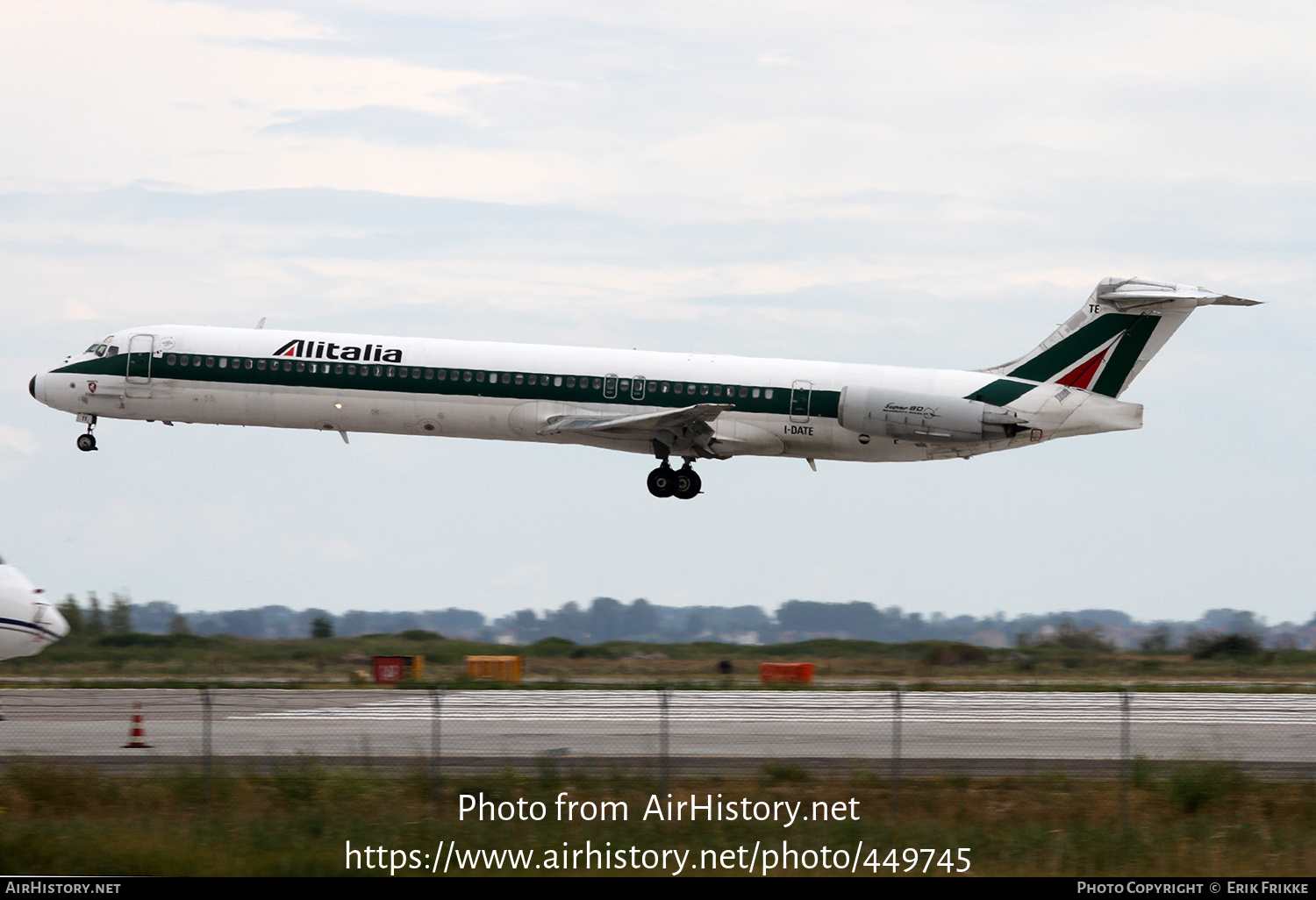 Aircraft Photo of I-DATE | McDonnell Douglas MD-82 (DC-9-82) | Alitalia | AirHistory.net #449745