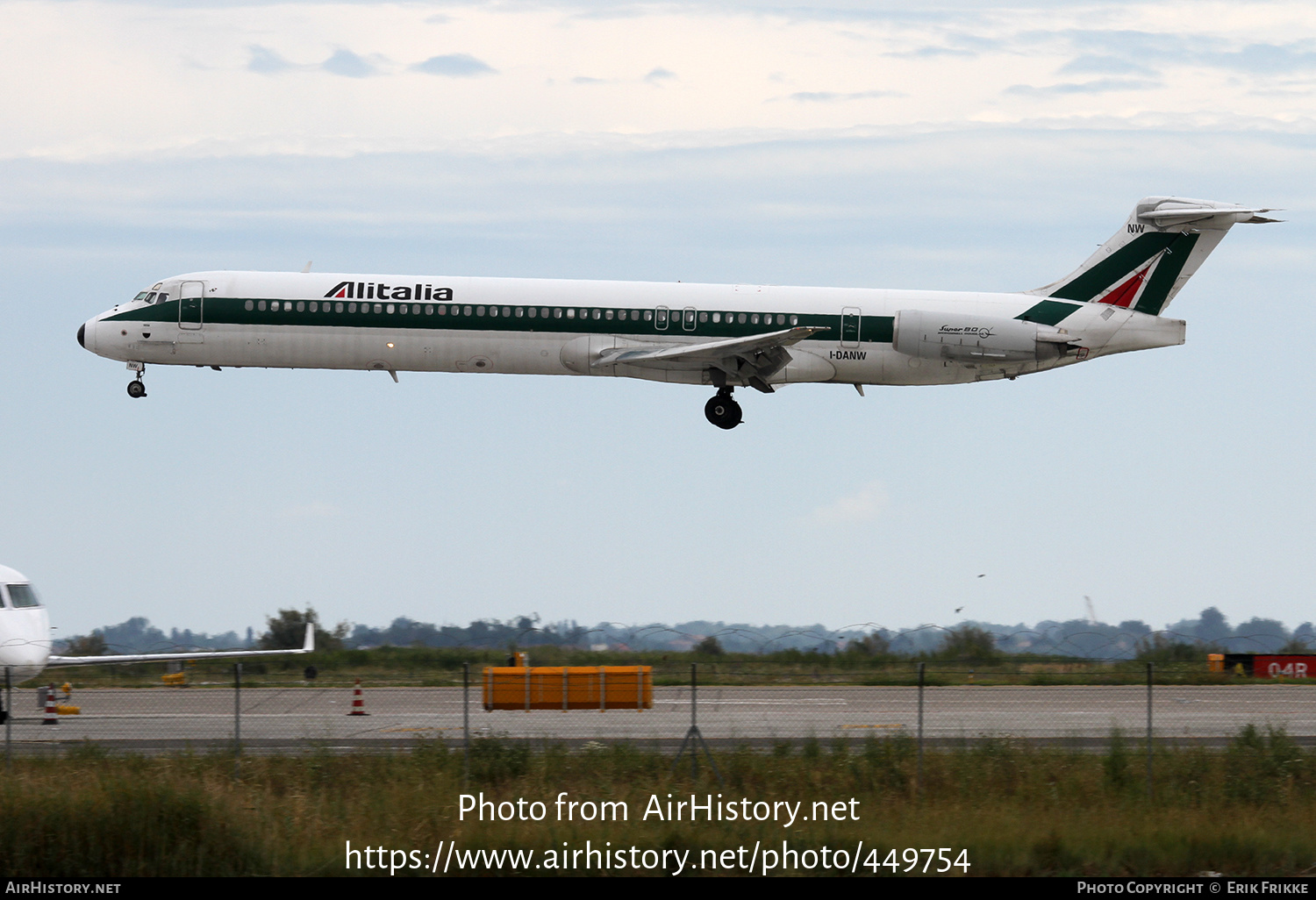 Aircraft Photo of I-DANW | McDonnell Douglas MD-82 (DC-9-82) | Alitalia | AirHistory.net #449754