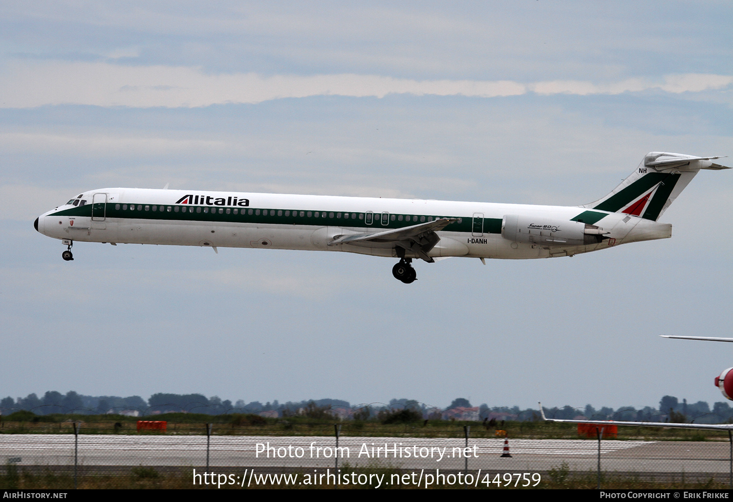 Aircraft Photo of I-DANH | McDonnell Douglas MD-82 (DC-9-82) | Alitalia | AirHistory.net #449759