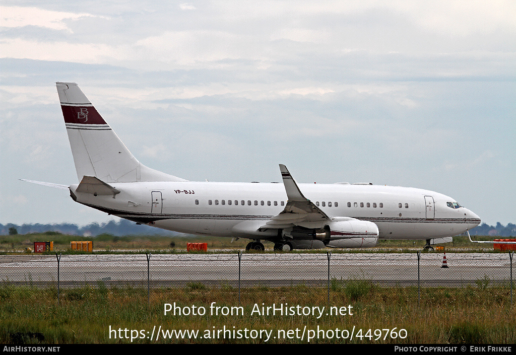 Aircraft Photo of VP-BJJ | Boeing 737-7BC BBJ | AirHistory.net #449760