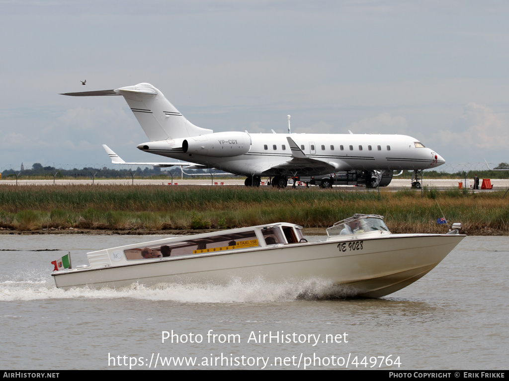 Aircraft Photo of VP-CGY | Bombardier Global Express (BD-700-1A10) | AirHistory.net #449764