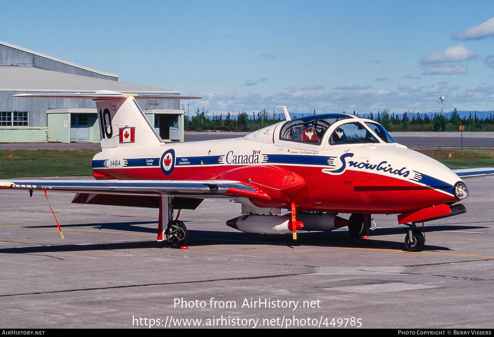 Aircraft Photo of 114164 | Canadair CT-114 Tutor (CL-41A) | Canada - Air Force | AirHistory.net #449785