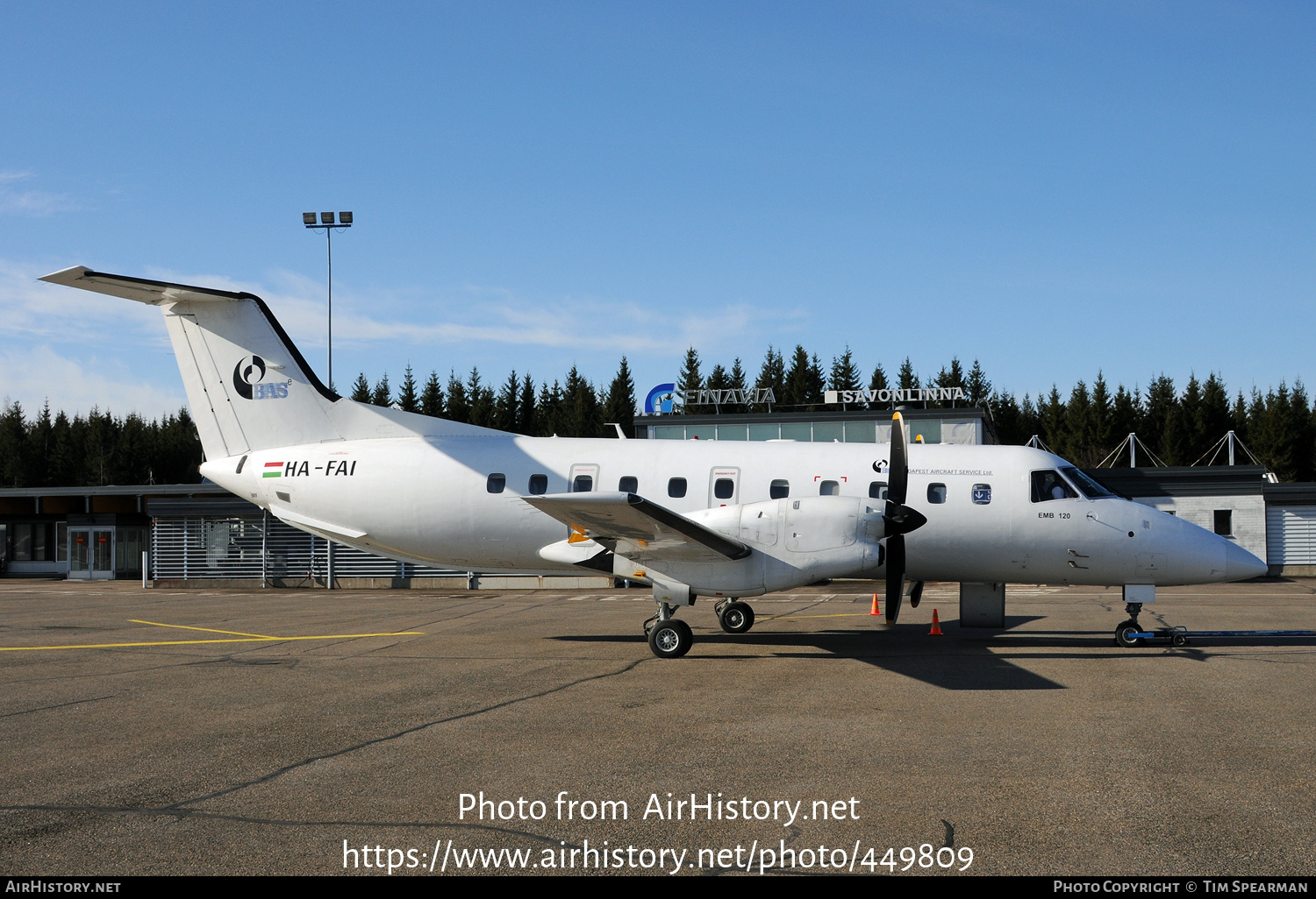 Aircraft Photo of HA-FAI | Embraer EMB-120ER Brasilia | BAS - Budapest Aircraft Service | AirHistory.net #449809