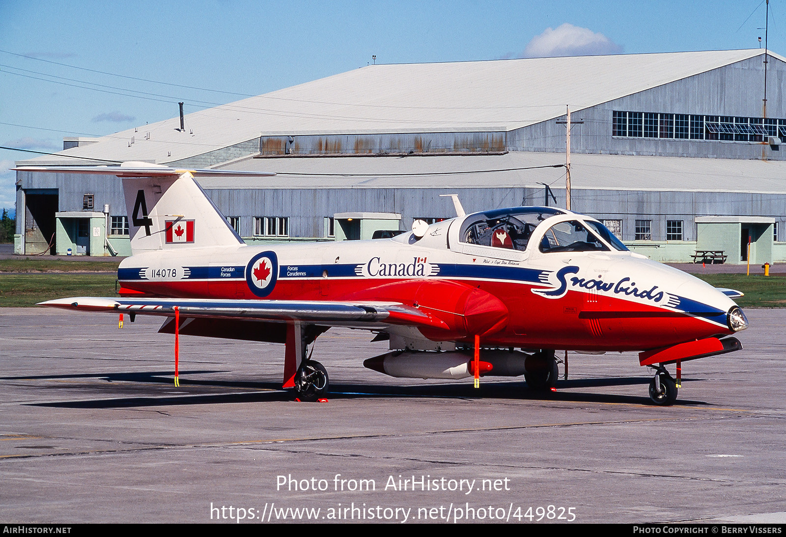 Aircraft Photo of 114078 | Canadair CT-114 Tutor (CL-41A) | Canada - Air Force | AirHistory.net #449825