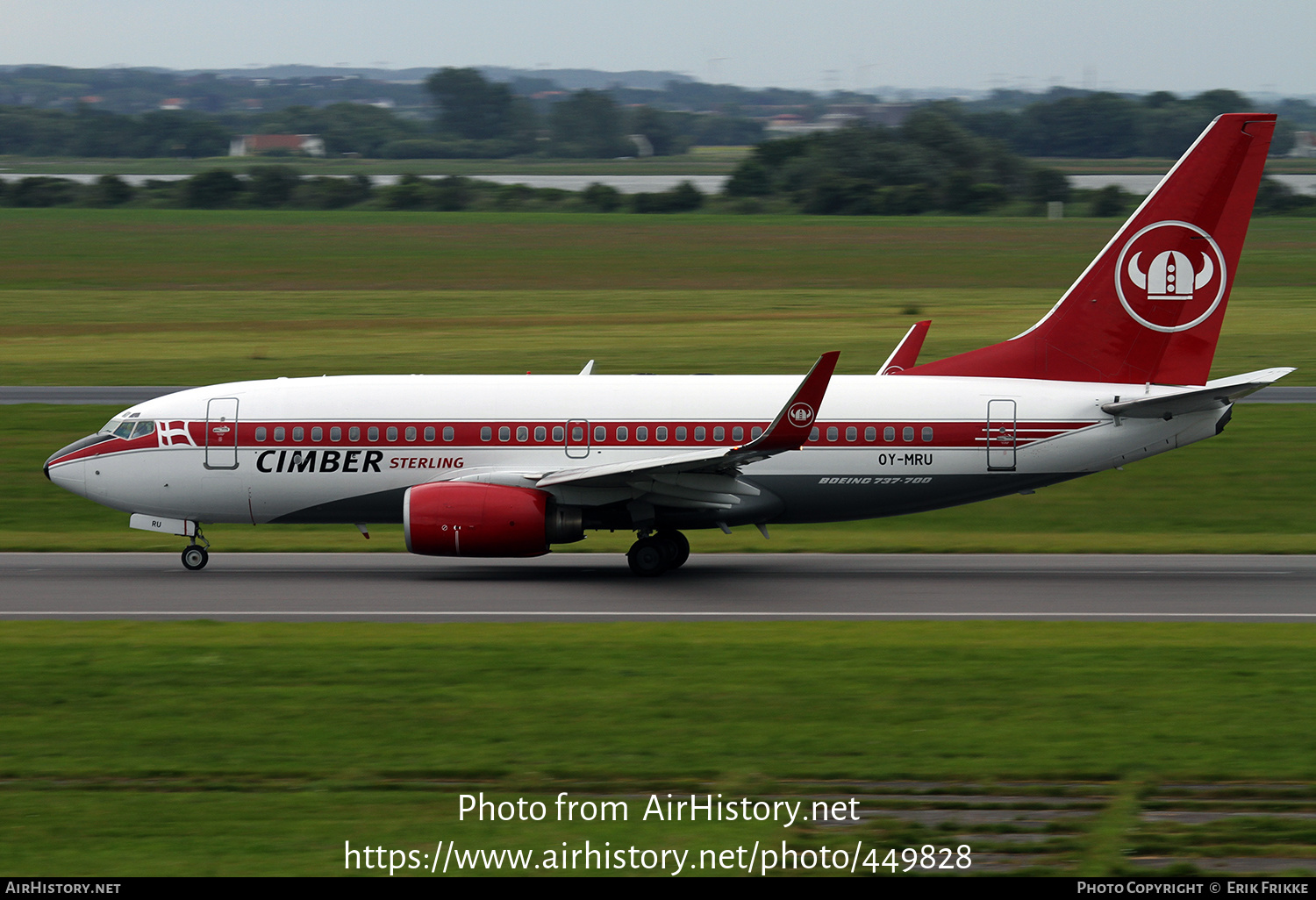 Aircraft Photo of OY-MRU | Boeing 737-73S | Cimber Sterling | AirHistory.net #449828