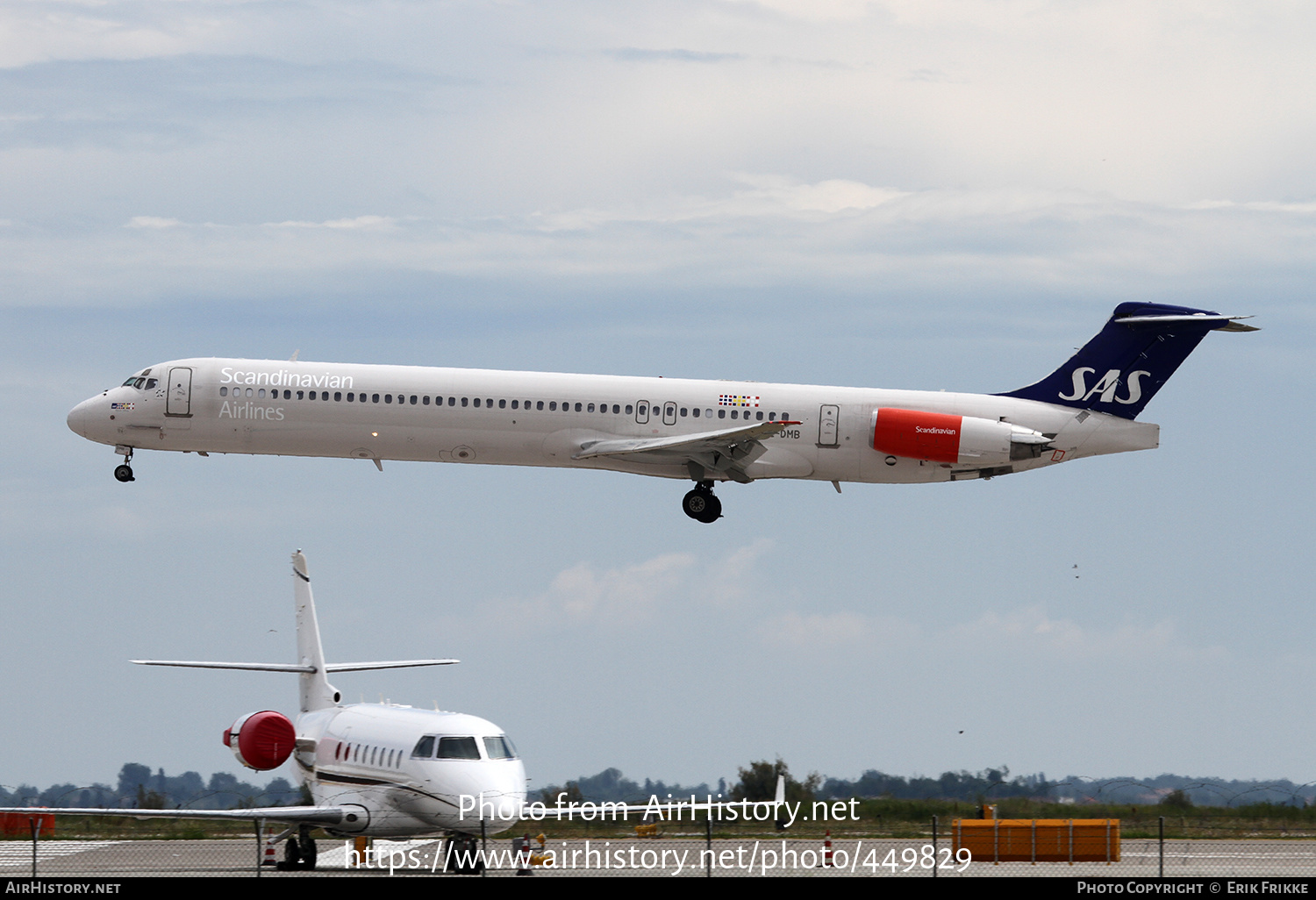 Aircraft Photo of SE-DMB | McDonnell Douglas MD-81 (DC-9-81) | Scandinavian Airlines - SAS | AirHistory.net #449829