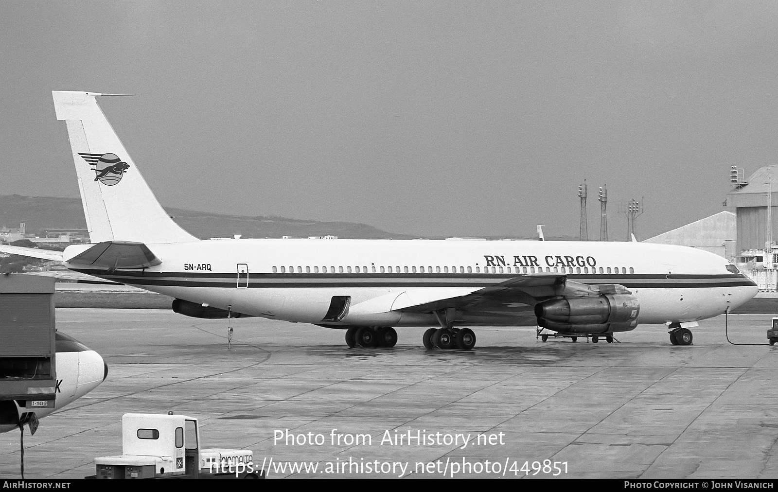 Aircraft Photo of 5N-ARQ | Boeing 707-338C | RN Air Cargo | AirHistory.net #449851