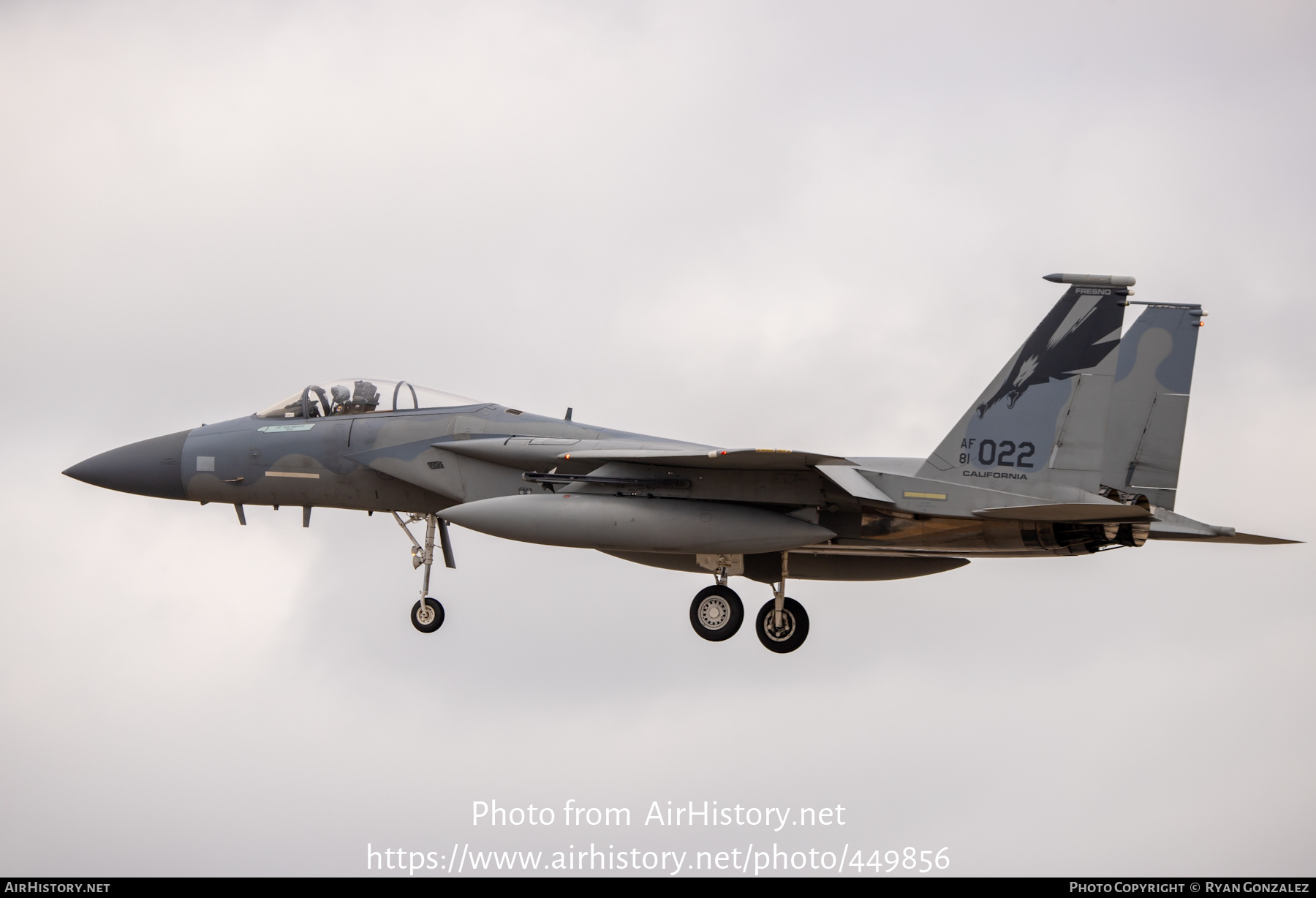 Aircraft Photo of 81-0022 / AF81-022 | McDonnell Douglas F-15C Eagle | USA - Air Force | AirHistory.net #449856