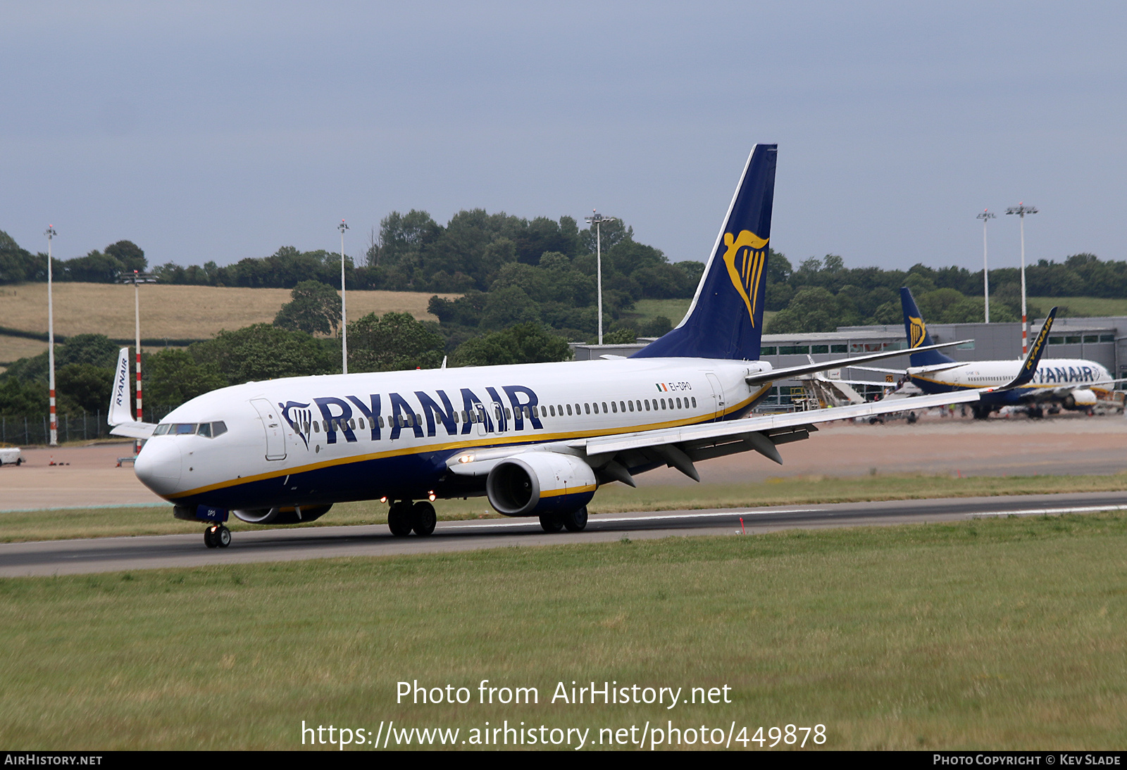 Aircraft Photo of EI-DPO | Boeing 737-8AS | Ryanair | AirHistory.net #449878