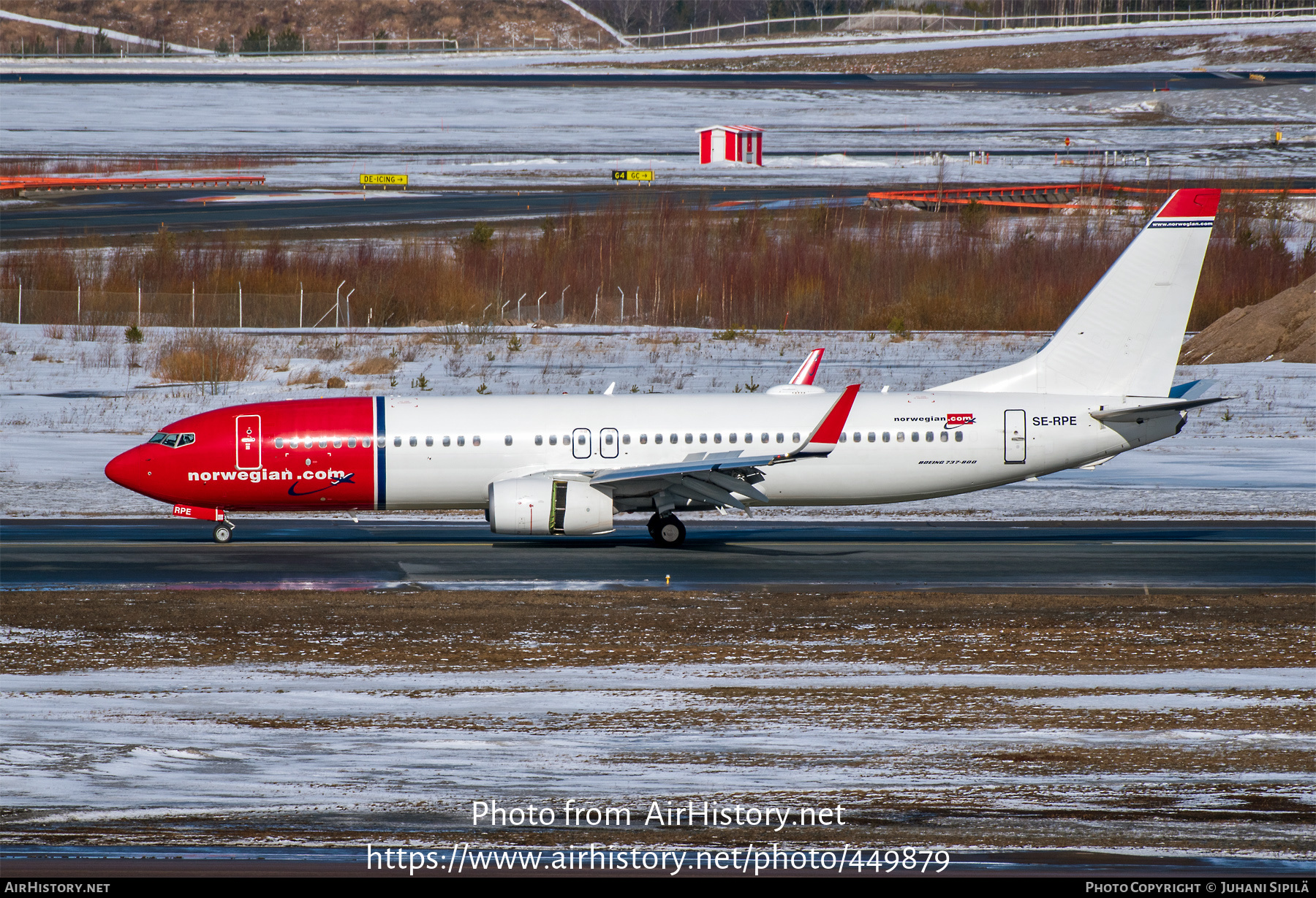 Aircraft Photo of SE-RPE | Boeing 737-8JP | Norwegian | AirHistory.net #449879