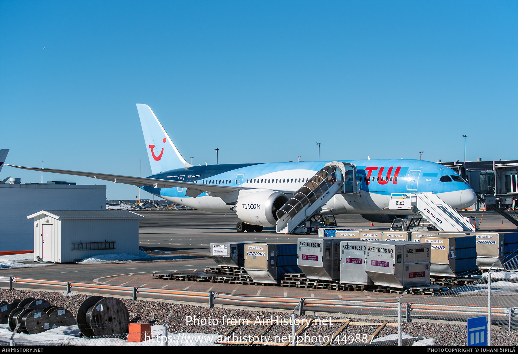 Aircraft Photo of G-TUIF | Boeing 787-8 Dreamliner | TUI | AirHistory.net #449887