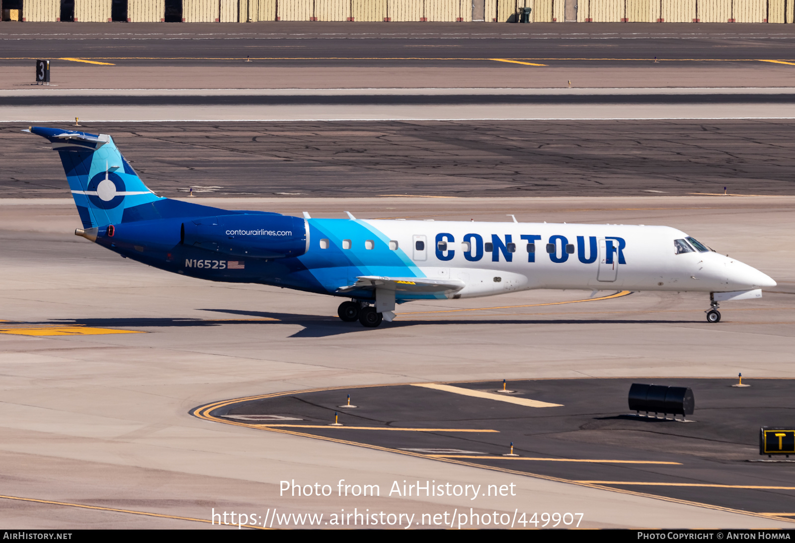 Aircraft Photo of N16525 | Embraer ERJ-135LR (EMB-135LR) | Contour Airlines | AirHistory.net #449907