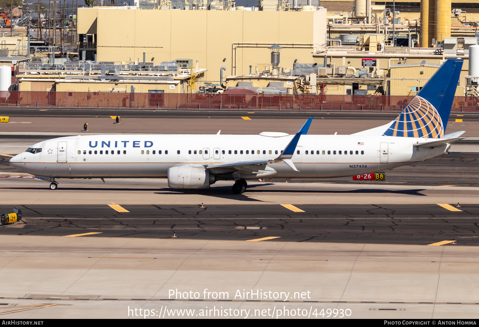 Aircraft Photo of N37456 | Boeing 737-924/ER | United Airlines | AirHistory.net #449930