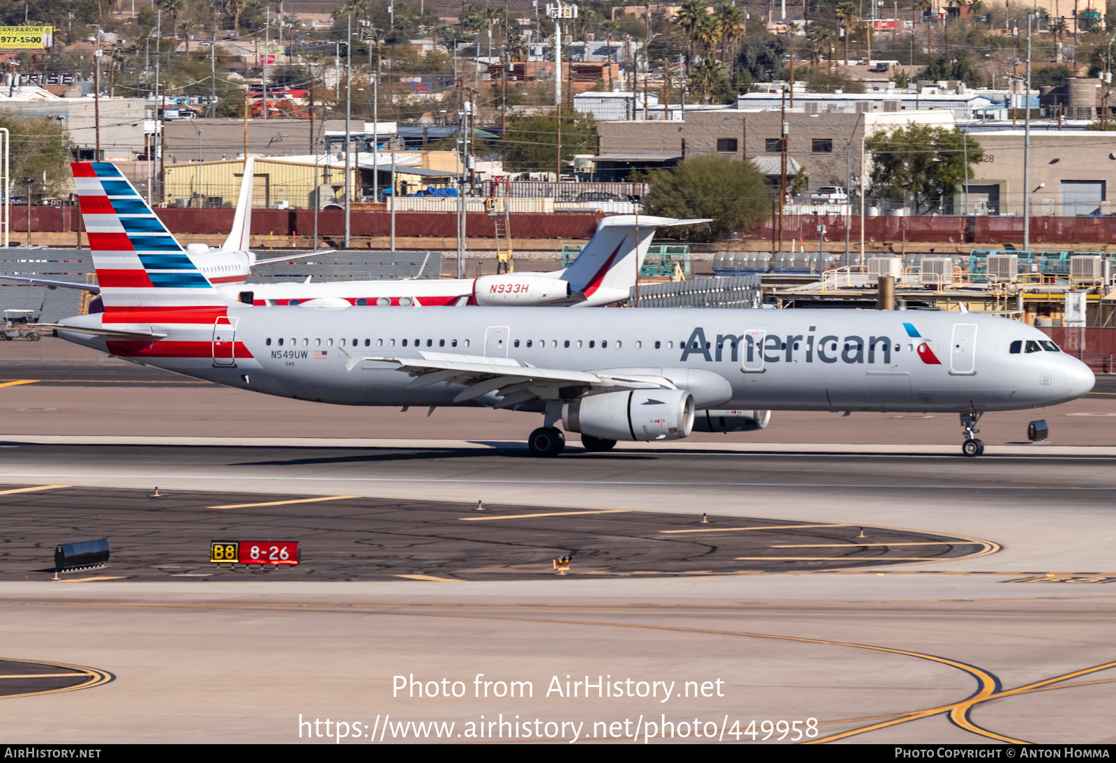 Aircraft Photo of N549UW | Airbus A321-231 | American Airlines | AirHistory.net #449958