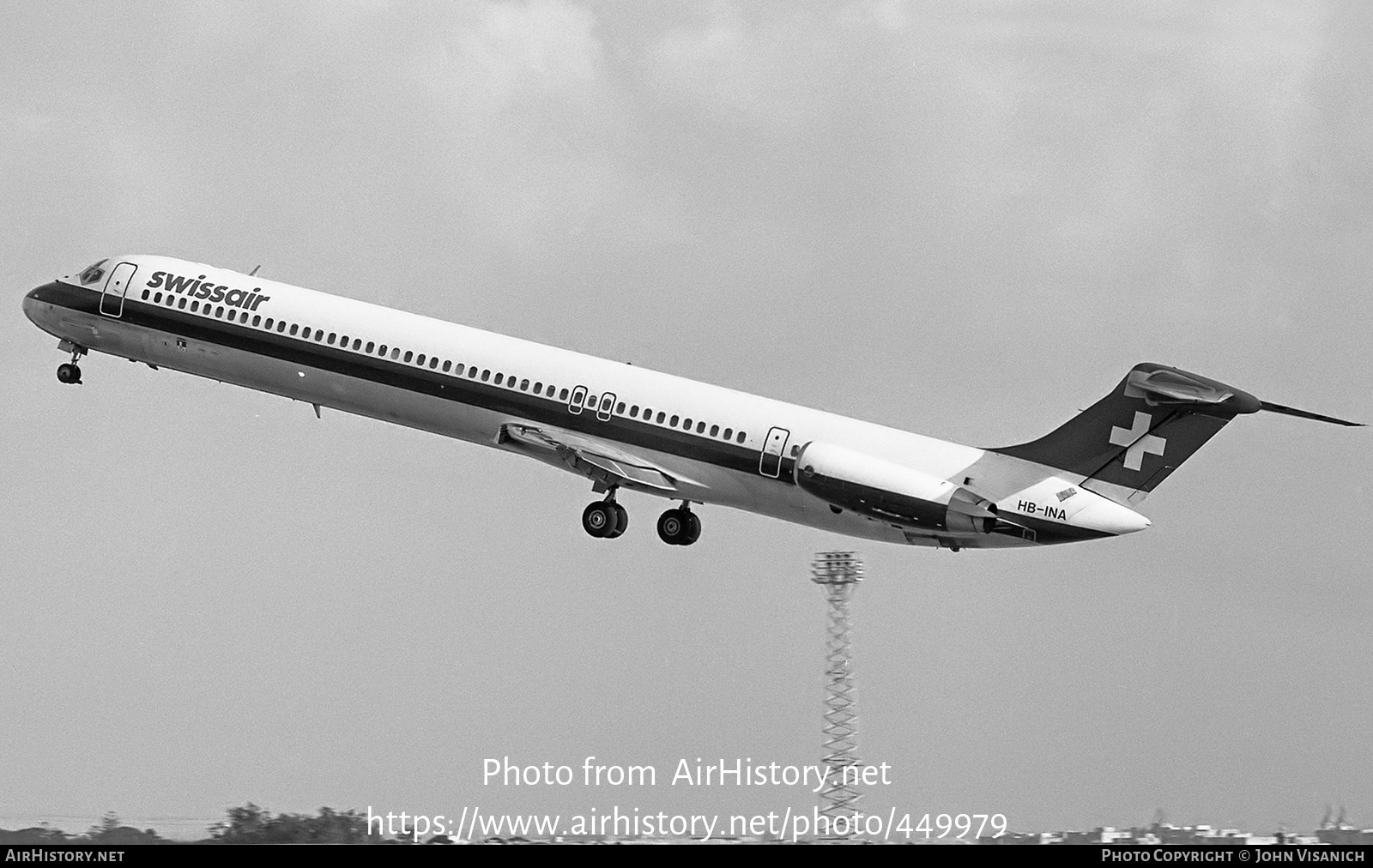 Aircraft Photo of HB-INA | McDonnell Douglas MD-81 (DC-9-81) | Swissair | AirHistory.net #449979