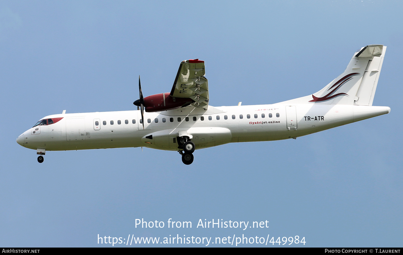 Aircraft Photo of TR-ATR | ATR ATR-72-500 (ATR-72-212A) | Afrijet ...