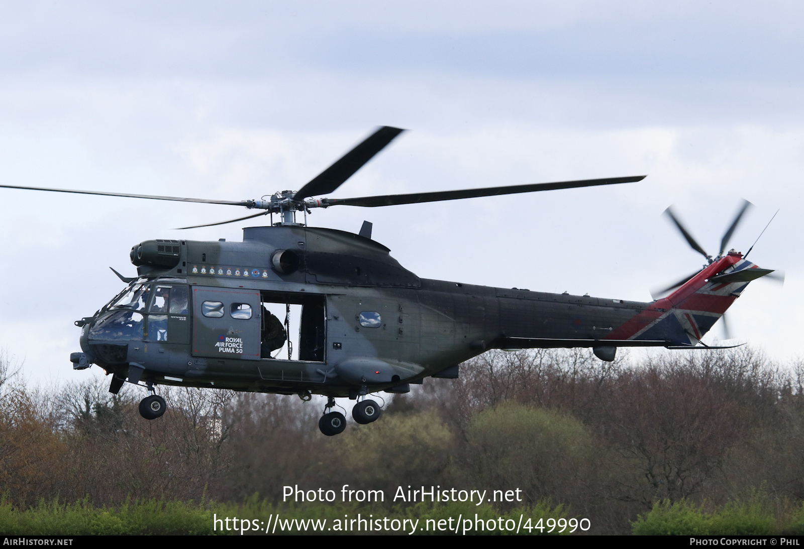 Aircraft Photo of XW224 | Aerospatiale SA-330E Puma HC2 | UK - Air Force | AirHistory.net #449990