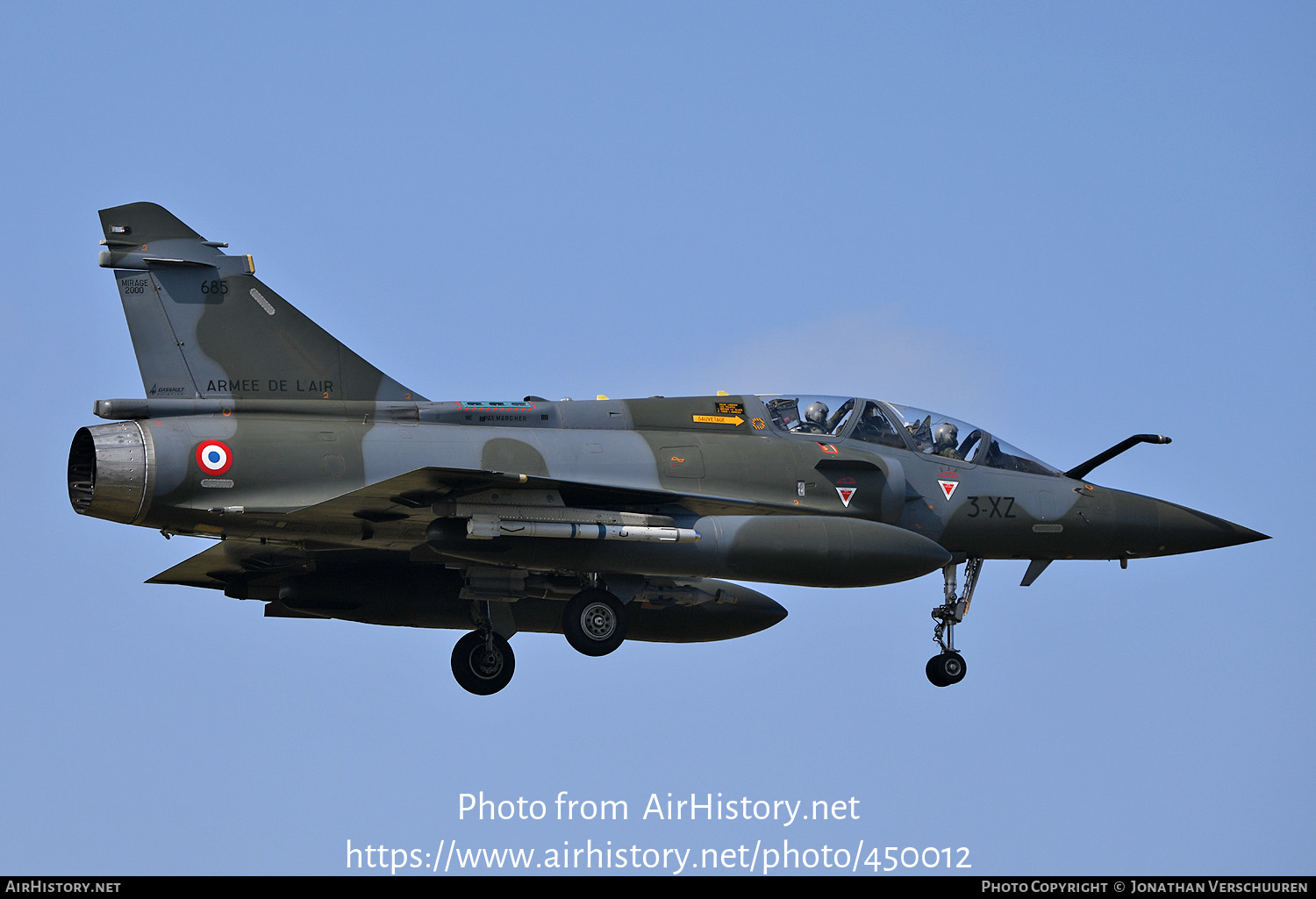 Aircraft Photo of 685 | Dassault Mirage 2000D | France - Air Force | AirHistory.net #450012