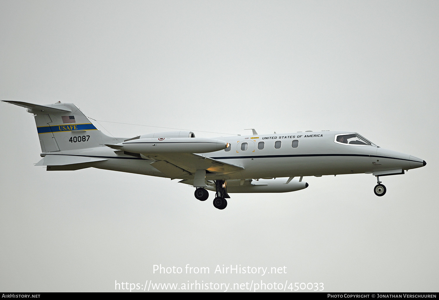 Aircraft Photo of 84-0087 / 40087 | Gates Learjet C-21A (35A) | USA - Air Force | AirHistory.net #450033