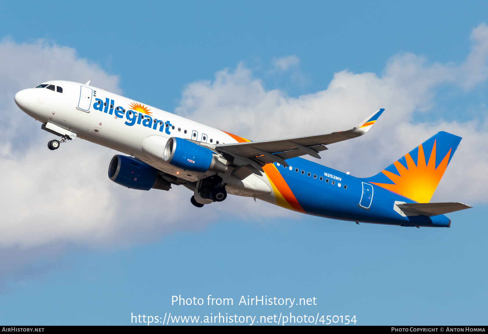 Aircraft Photo of N252NV | Airbus A320-214 | Allegiant Air | AirHistory.net #450154