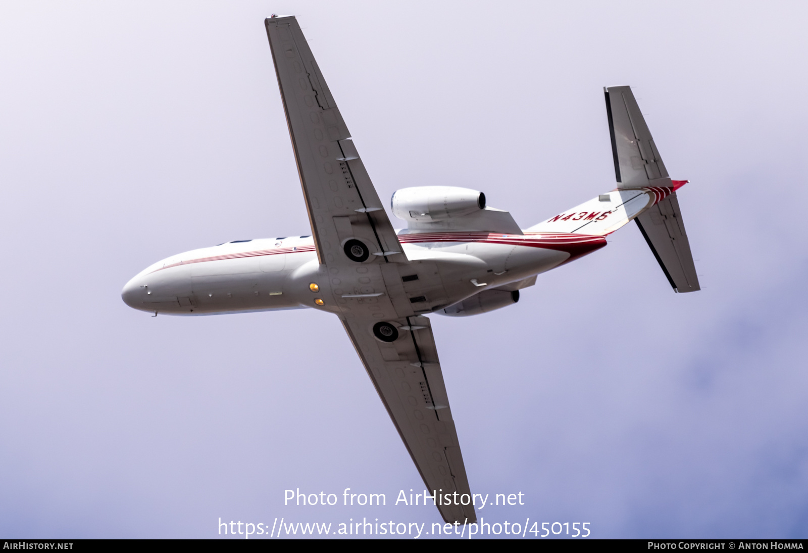 Aircraft Photo of N43MS | Cessna 525 CitationJet CJ1+ | AirHistory.net #450155