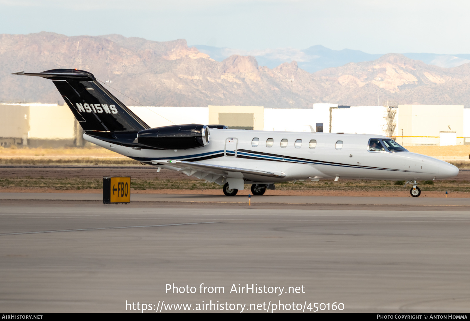 Aircraft Photo of N915WS | Cessna 525C CitationJet CJ4 | AirHistory.net #450160