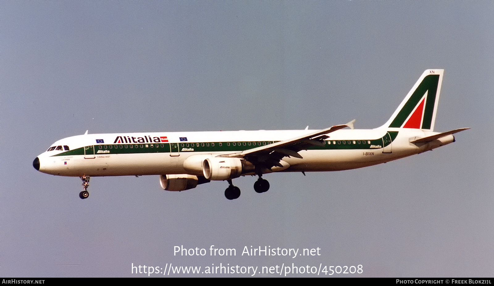 Aircraft Photo of I-BIXN | Airbus A321-112 | Alitalia | AirHistory.net #450208