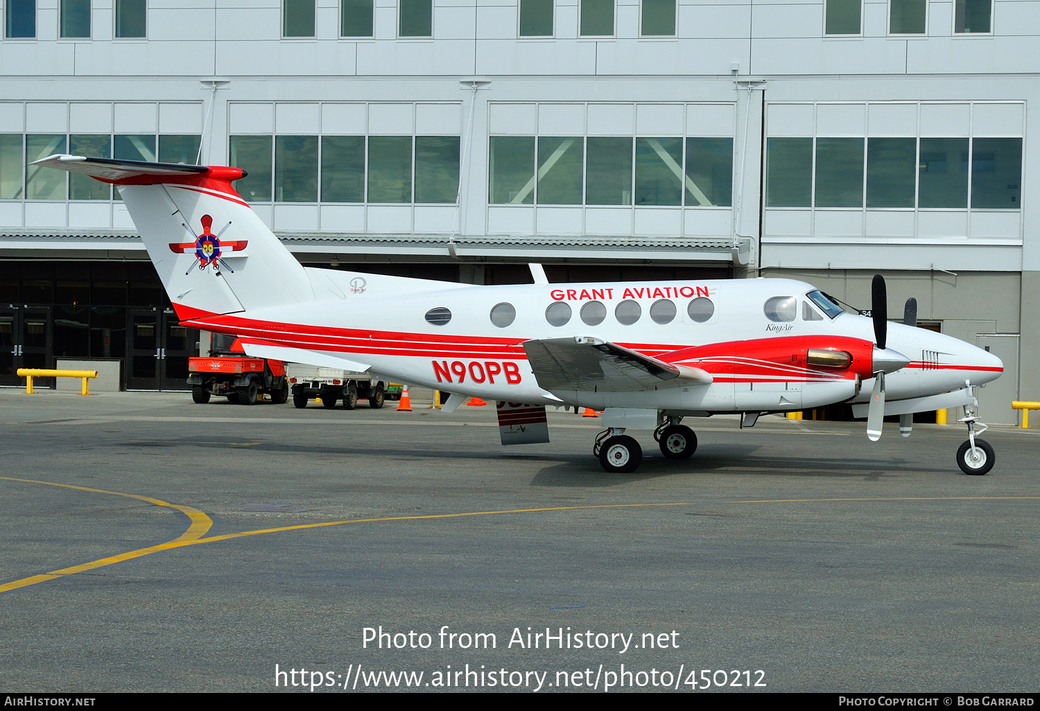 Aircraft Photo of N90PB | Beech 200 Super King Air | Grant Aviation | AirHistory.net #450212