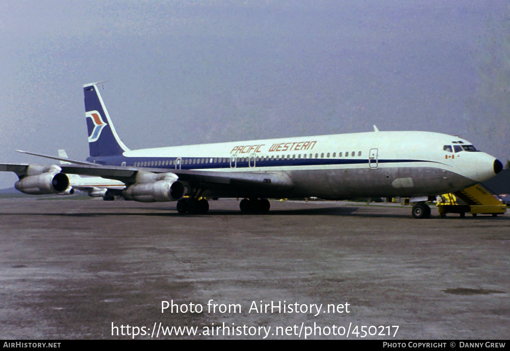 Aircraft Photo of C-FPWJ | Boeing 707-351C | Pacific Western Airlines | AirHistory.net #450217