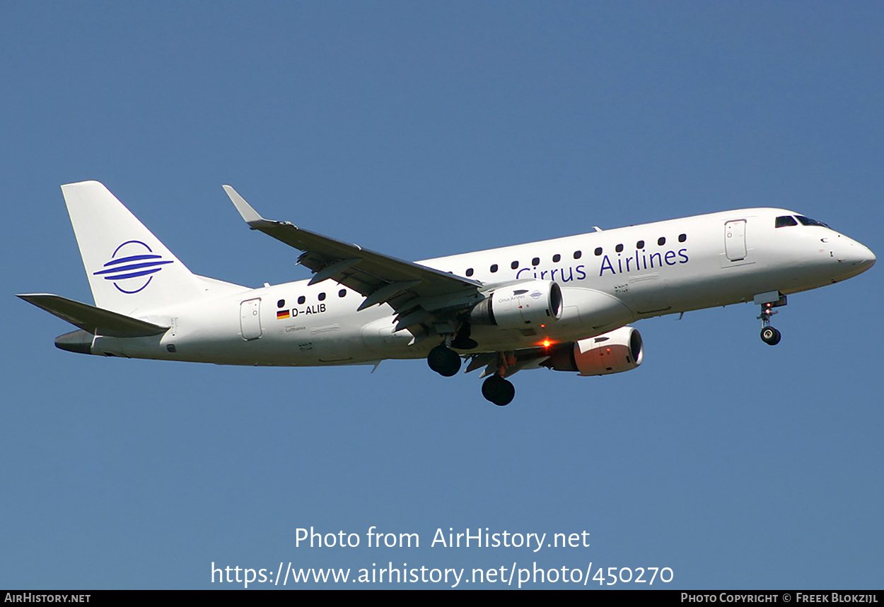 Aircraft Photo of D-ALIB | Embraer 175LR (ERJ-170-200LR) | Cirrus Airlines | AirHistory.net #450270