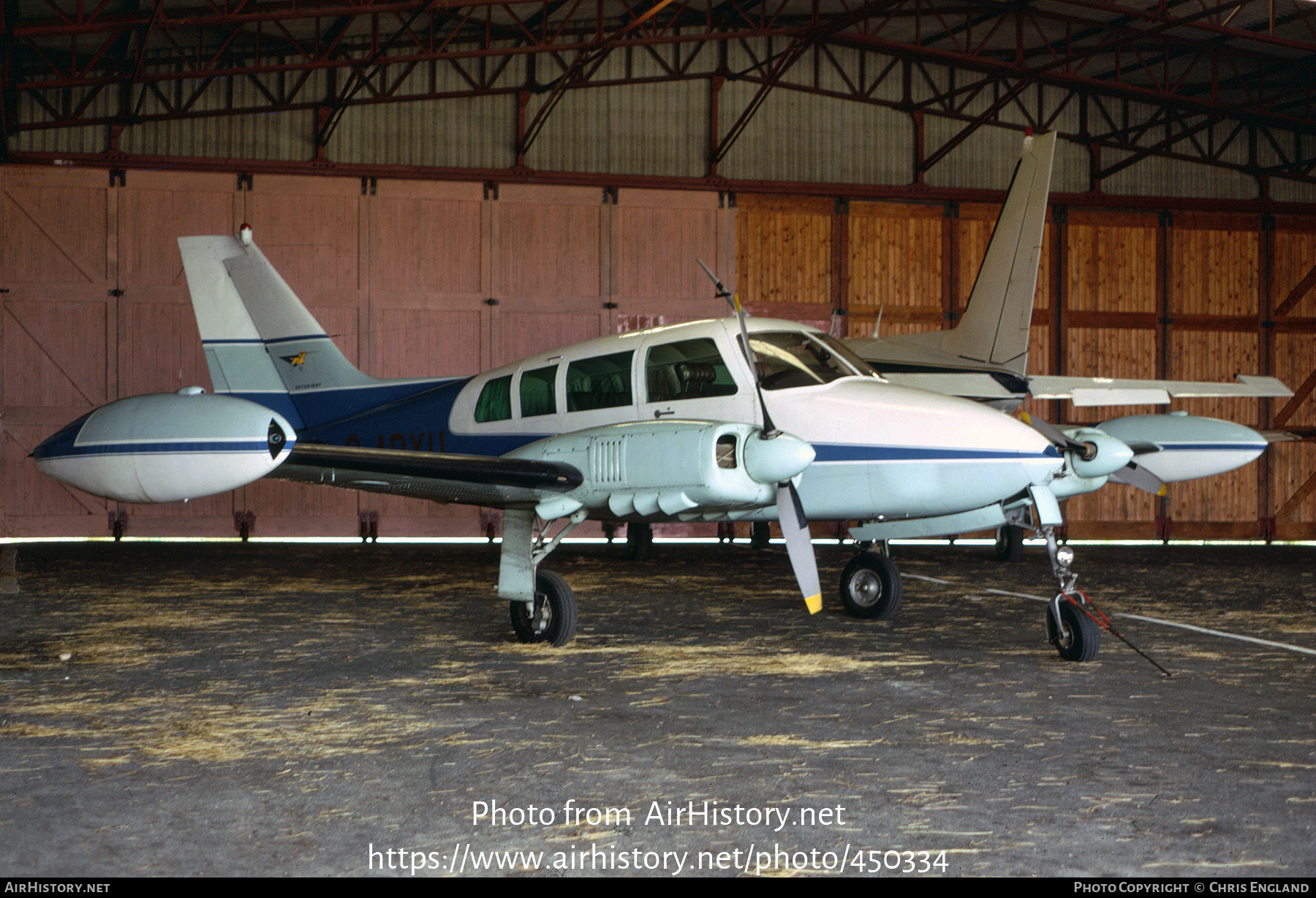 Aircraft Photo of G-ARYU | Cessna 320 Skyknight | AirHistory.net #450334