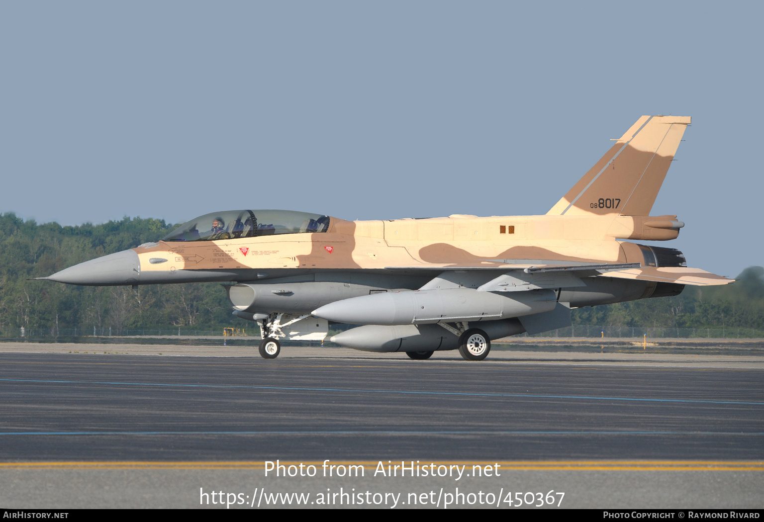 Aircraft Photo of 08-8017 | General Dynamics F-16D Fighting Falcon | Morocco - Air Force | AirHistory.net #450367