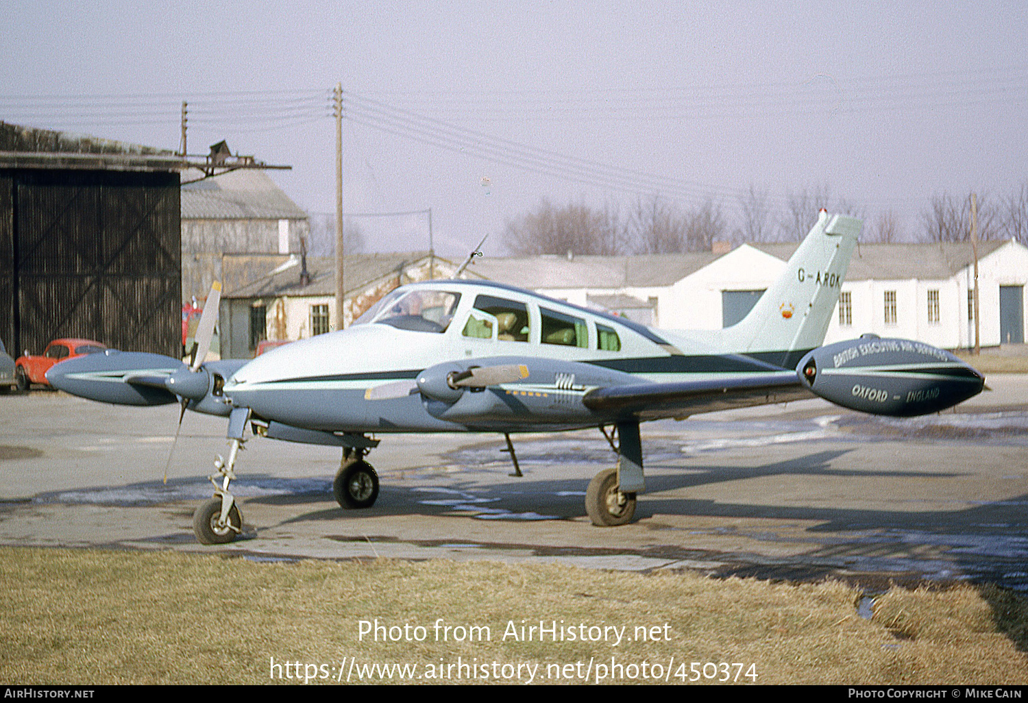 Aircraft Photo of G-AROK | Cessna 310F | British Executive Air Services | AirHistory.net #450374