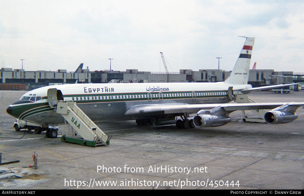 Aircraft Photo of SU-AOW | Boeing 707-366C | EgyptAir | AirHistory.net #450444