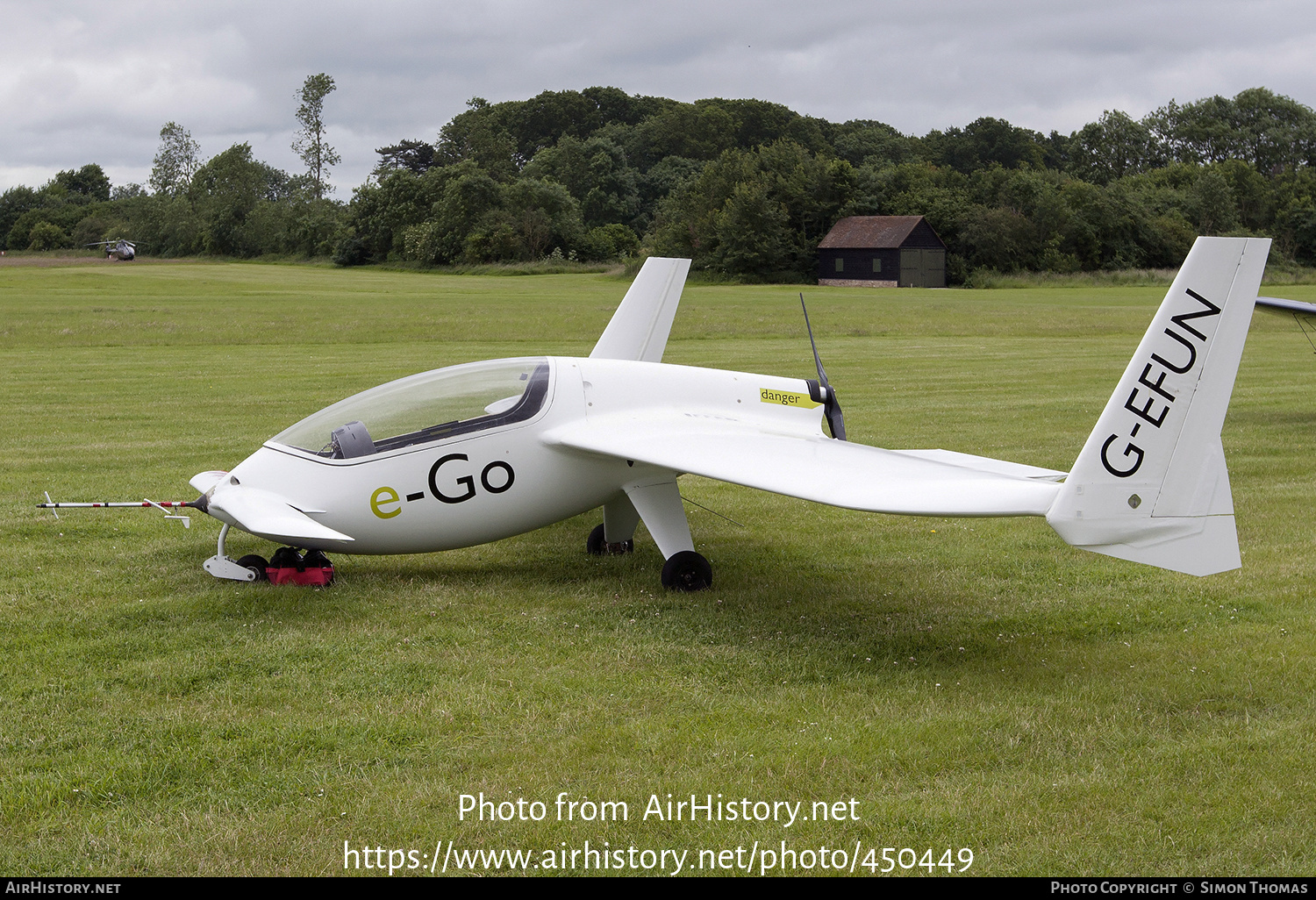 Aircraft Photo of G-EFUN | e-Go Aeroplanes e-Go | AirHistory.net #450449