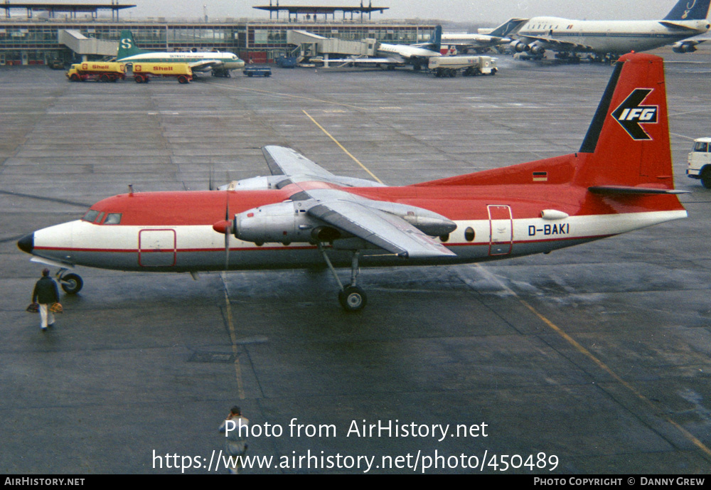 Aircraft Photo of D-BAKI | Fokker F27-100 Friendship | IFG - Interregional Fluggesellschaft | AirHistory.net #450489