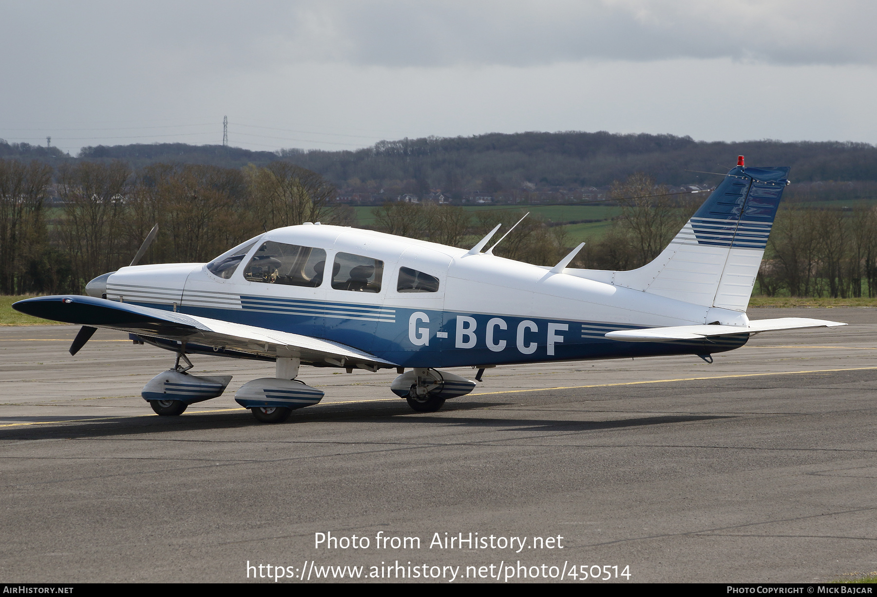 Aircraft Photo Of G-BCCF | Piper PA-28-180 Cherokee Archer | AirHistory ...