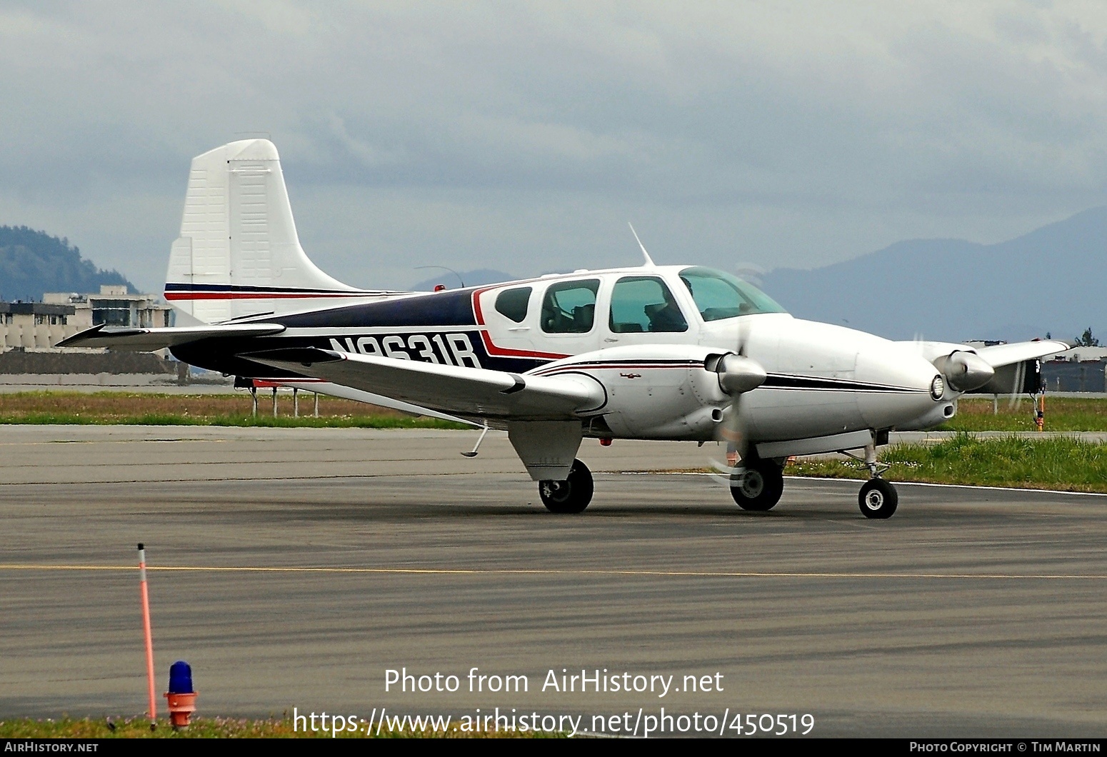 Aircraft Photo of N9631R | Beech B95 Travel Air | AirHistory.net #450519