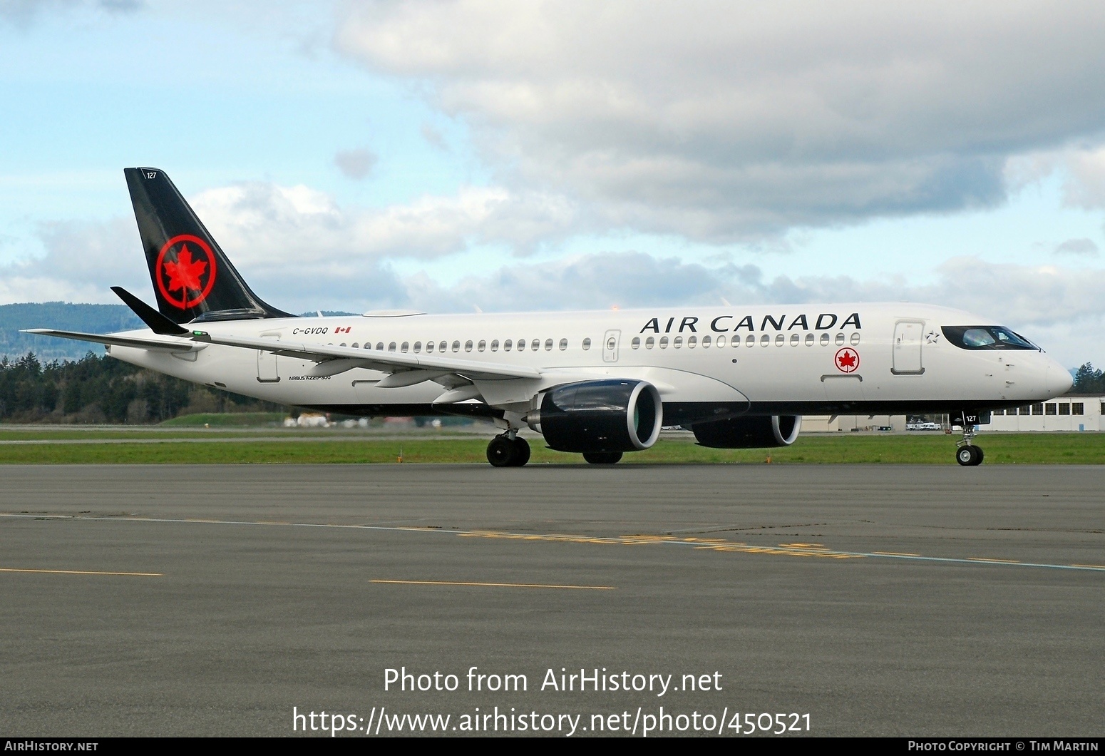 Aircraft Photo of C-GVDQ | Airbus A220-371 (BD-500-1A11) | Air Canada | AirHistory.net #450521