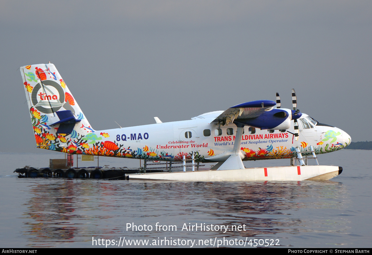 Aircraft Photo of 8Q-MAO | De Havilland Canada DHC-6-300 Twin Otter | Trans Maldivian Airways - TMA | AirHistory.net #450522