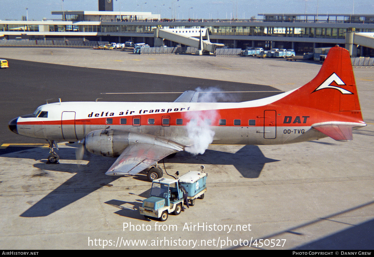 Aircraft Photo of OO-TVG | Convair 440-80 Metropolitan | Delta Air Transport - DAT | AirHistory.net #450527