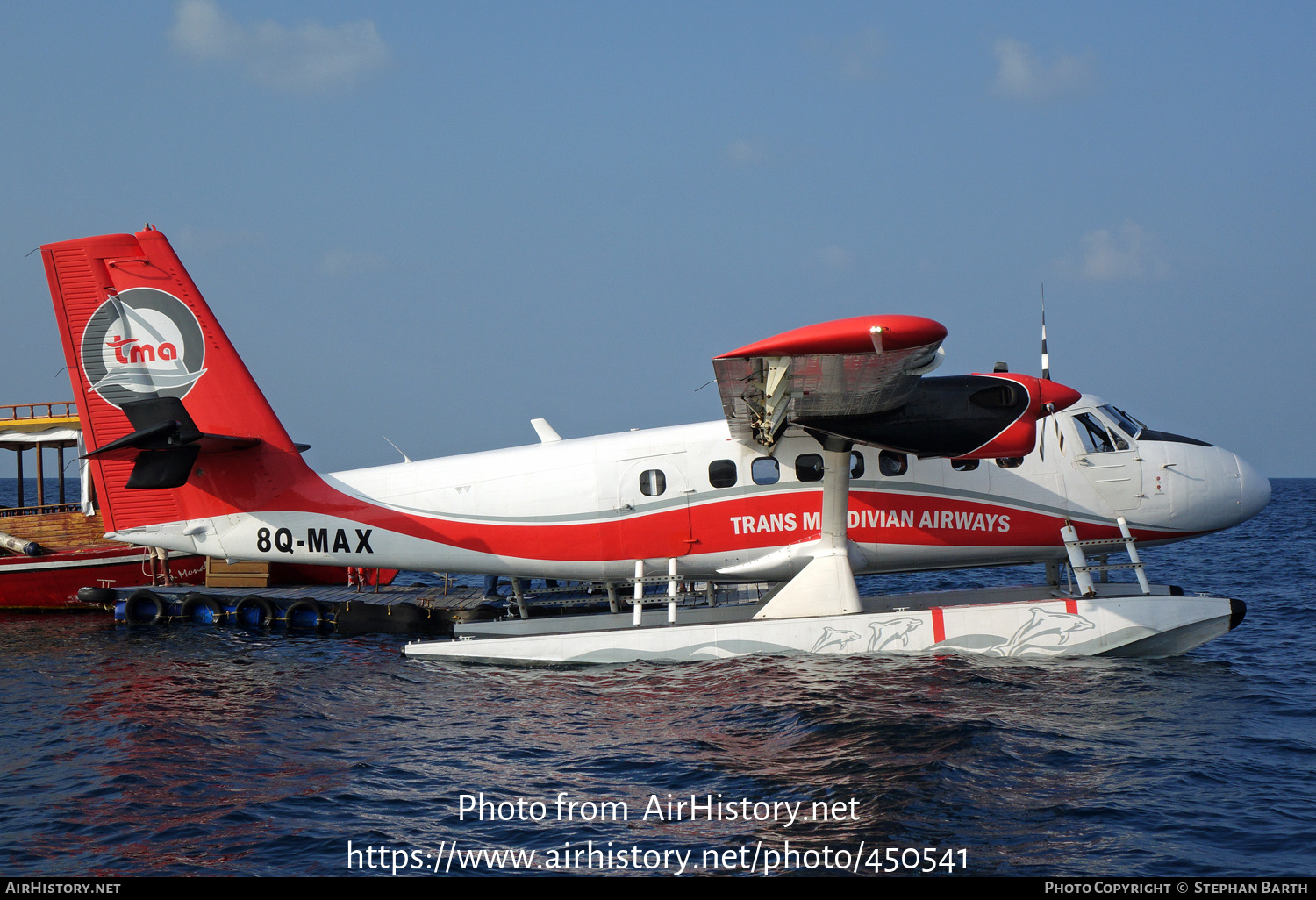Aircraft Photo of 8Q-MAX | De Havilland Canada DHC-6-300 Twin Otter | Trans Maldivian Airways - TMA | AirHistory.net #450541
