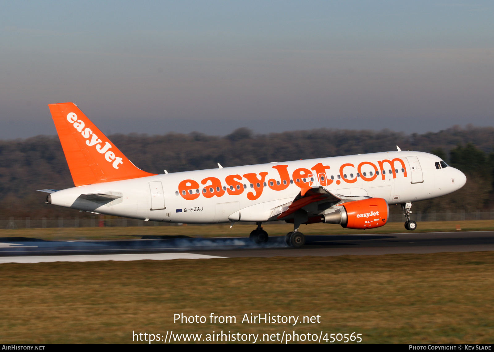 Aircraft Photo of G-EZAJ | Airbus A319-111 | EasyJet | AirHistory.net #450565