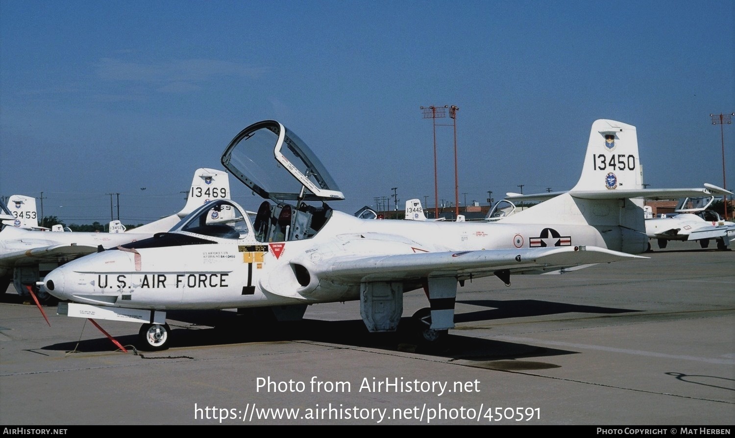 Aircraft Photo of 64-13450 / 13450 | Cessna T-37B Tweety Bird | USA - Air Force | AirHistory.net #450591